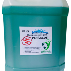 Shampoo neutro para vehículos