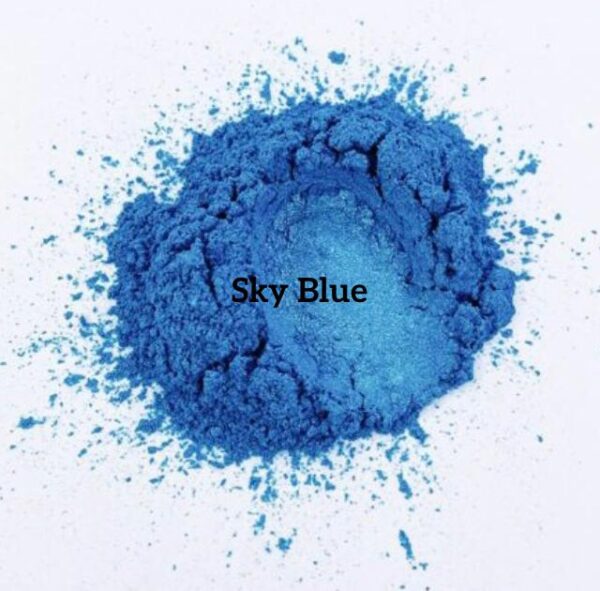 Micas en polvo, tonos azules - Imagen 13