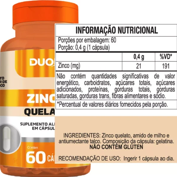 Quelato de Zinc, en cápsulas - Imagen 2