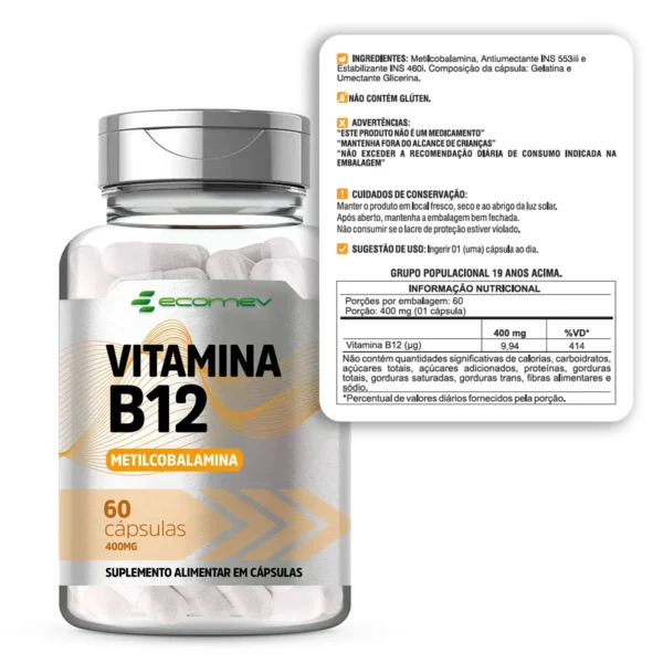 Metilcobalamina (Vitamina B12), en cápsulas - Imagen 2