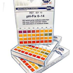 Cintas para medición de pH, caja 100 unidades