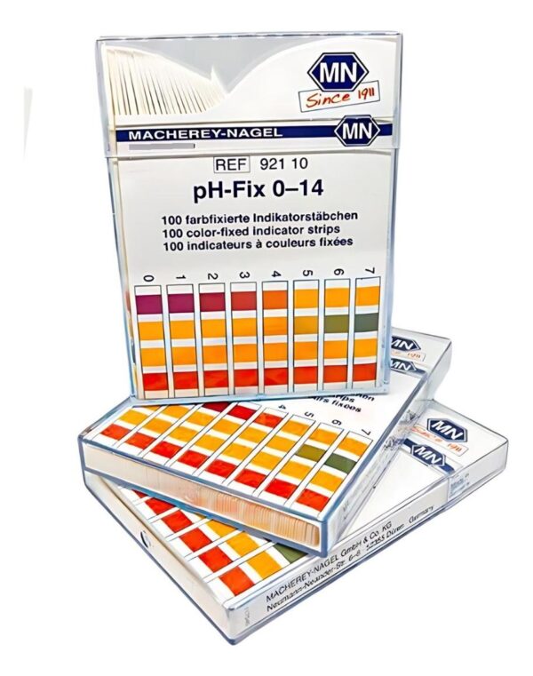Cintas para medición de pH, caja 100 unidades